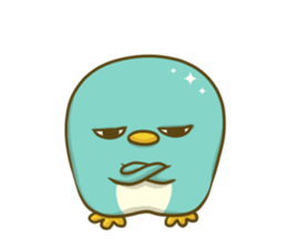 Over Reaction Penguin2 sticker #9709575