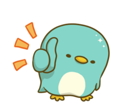 Over Reaction Penguin2 sticker #9709576