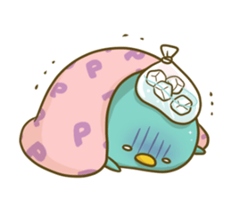 Over Reaction Penguin2 sticker #9709579