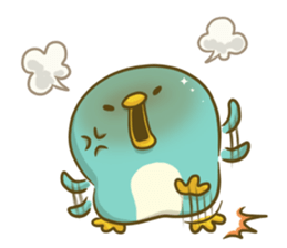 Over Reaction Penguin2 sticker #9709582