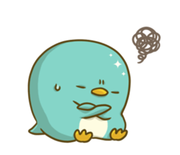 Over Reaction Penguin2 sticker #9709588