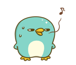 Over Reaction Penguin2 sticker #9709591