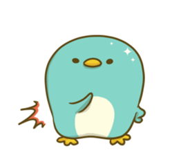 Over Reaction Penguin2 sticker #9709593