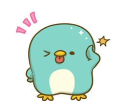 Over Reaction Penguin2 sticker #9709595