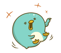 Over Reaction Penguin2 sticker #9709600