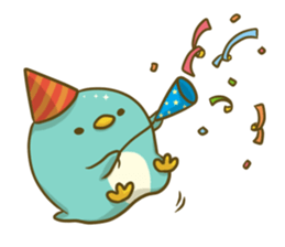 Over Reaction Penguin2 sticker #9709605