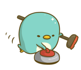 Over Reaction Penguin2 sticker #9709607