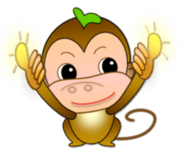 Monkey - Integrated festival articles sticker #9709766