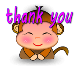 Monkey - Integrated festival articles sticker #9709767