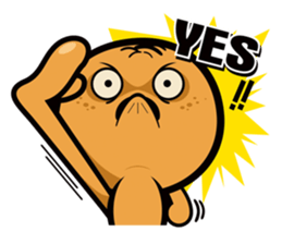 Orange ghost sticker #9709816