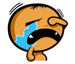 Orange ghost sticker #9709826