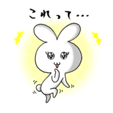 japanese lovely character "poyo usa" sticker #9710295