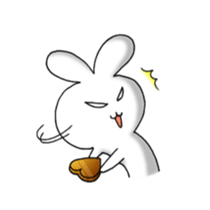 japanese lovely character "poyo usa" sticker #9710301