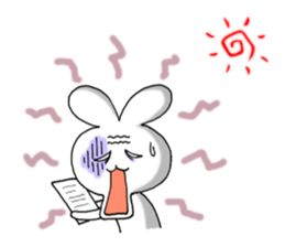 japanese lovely character "poyo usa" sticker #9710309