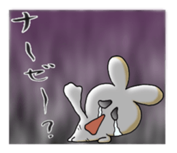 japanese lovely character "poyo usa" sticker #9710320