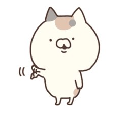 hagemashi cat nichijo 3 sticker #9710568