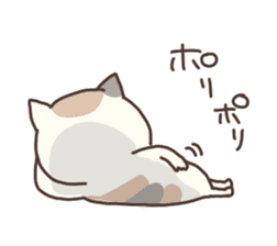 hagemashi cat nichijo 3 sticker #9710573