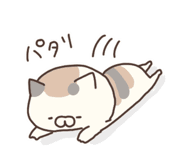 hagemashi cat nichijo 3 sticker #9710574