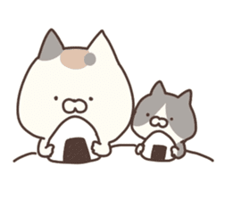 hagemashi cat nichijo 3 sticker #9710577