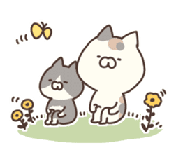 hagemashi cat nichijo 3 sticker #9710579