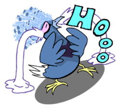 Victoria crowned pigeon sticker #9710888