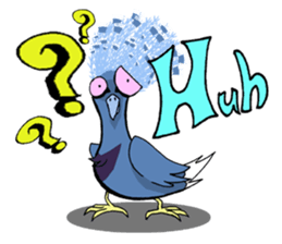 Victoria crowned pigeon sticker #9710900