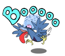 Victoria crowned pigeon sticker #9710910