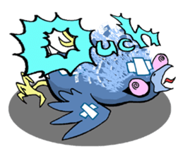 Victoria crowned pigeon sticker #9710927