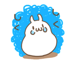 Warm fuzzy Mochiusa sticker #9711624