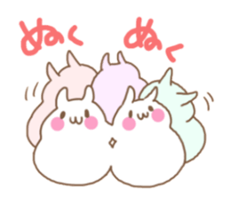 Warm fuzzy Mochiusa sticker #9711635