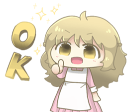 Scribble girls sticker #9711688