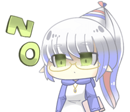 Scribble girls sticker #9711689