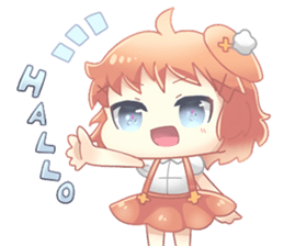 Scribble girls sticker #9711690