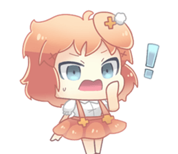 Scribble girls sticker #9711692