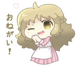 Scribble girls sticker #9711693