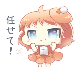 Scribble girls sticker #9711697