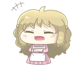 Scribble girls sticker #9711699