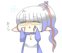 Scribble girls sticker #9711701