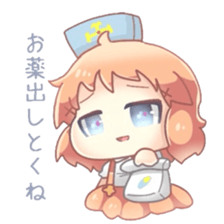 Scribble girls sticker #9711704