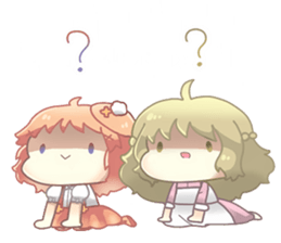 Scribble girls sticker #9711709