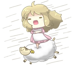 Scribble girls sticker #9711723