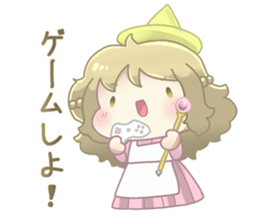 Scribble girls sticker #9711725