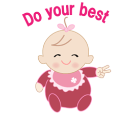 Positive baby & negative baby sticker #9711977