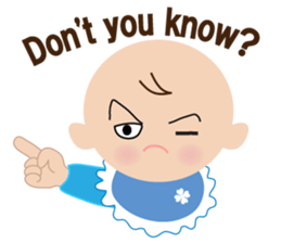 Positive baby & negative baby sticker #9711984