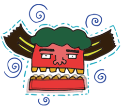 Lion dance!!! sticker #9712196