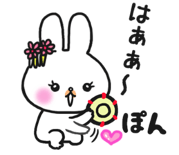 The rabbit which is a princess sticker #9712532