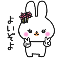 The rabbit which is a princess sticker #9712545
