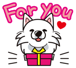 iinu - Samoed sticker #9713831