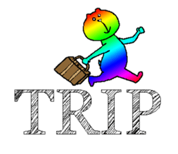 Iridescent bear2 sticker #9714136