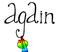 Iridescent bear2 sticker #9714140